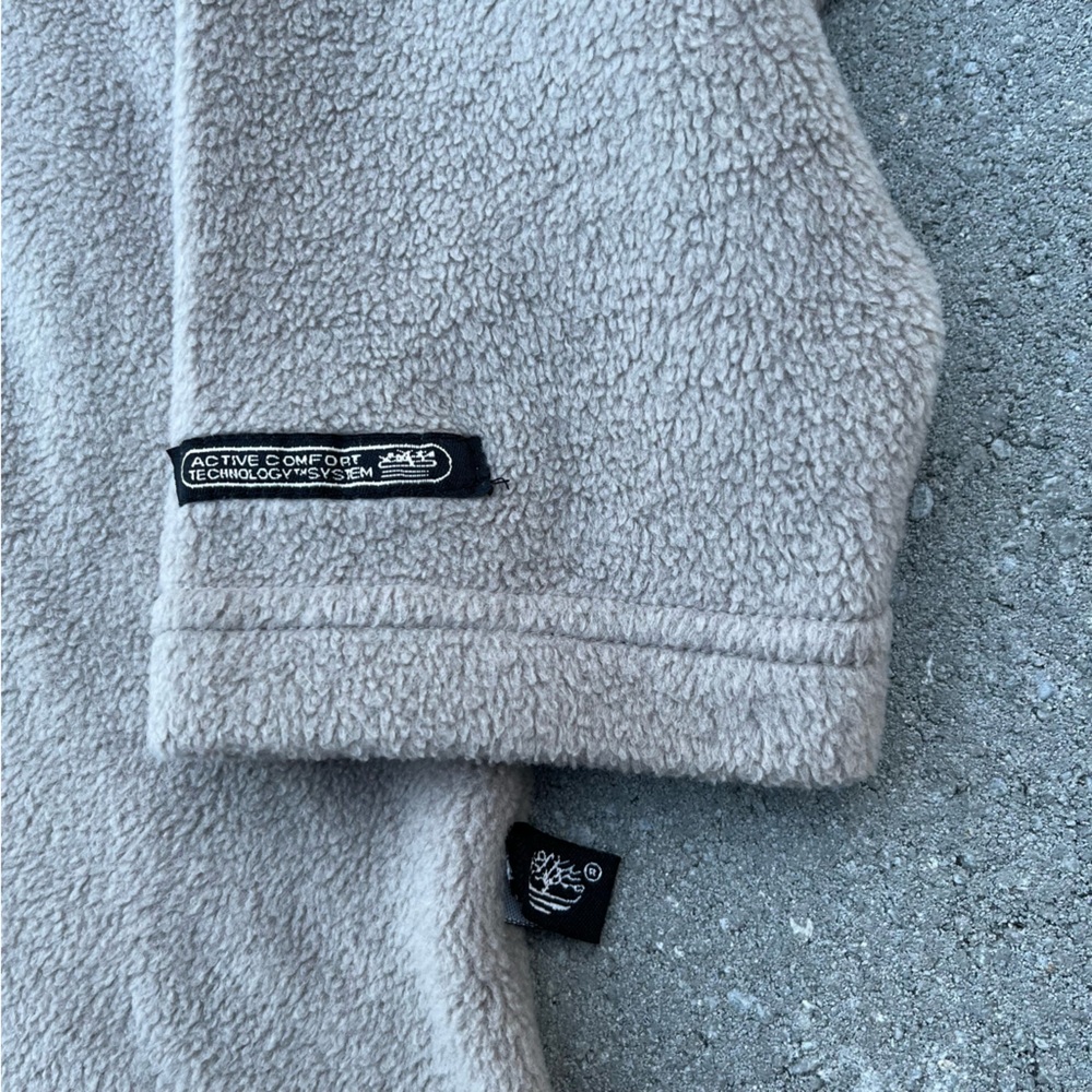 Vtg Timberland Fleece Pullover - Picture 6 of 6